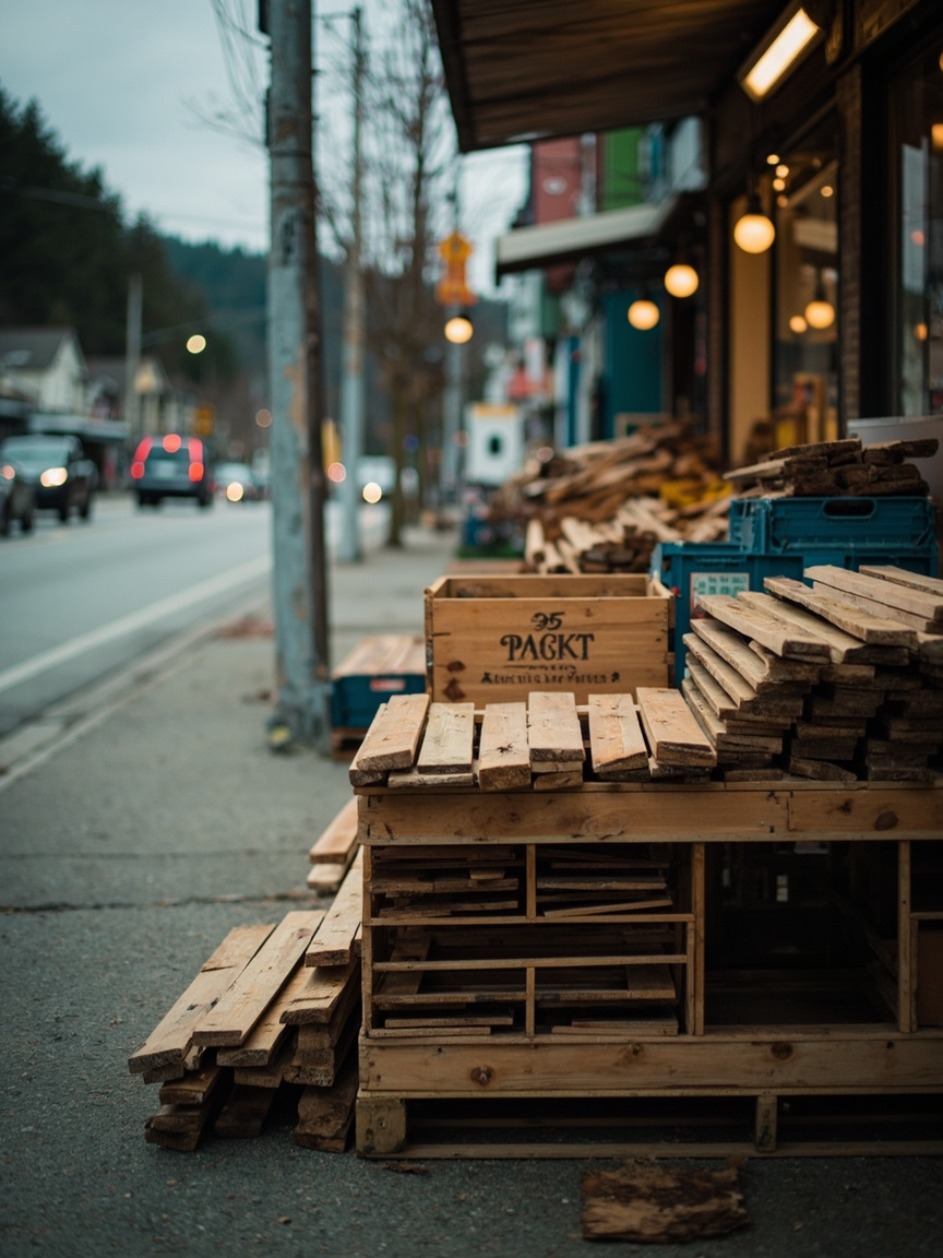 Rosedale street scene in Chilliwack BC
